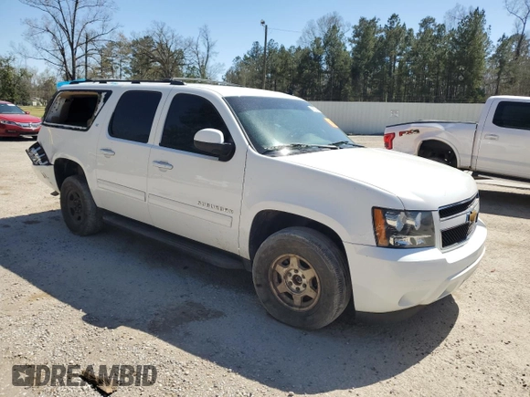 2012 Chevrolet Suburban LT with VIN 1GNSKJE78CR190877, listed as a Copart auction lot 48389835 with 191,045 mi miles and Salvage title. Bid and sale history available at DreamBid. Image 4.