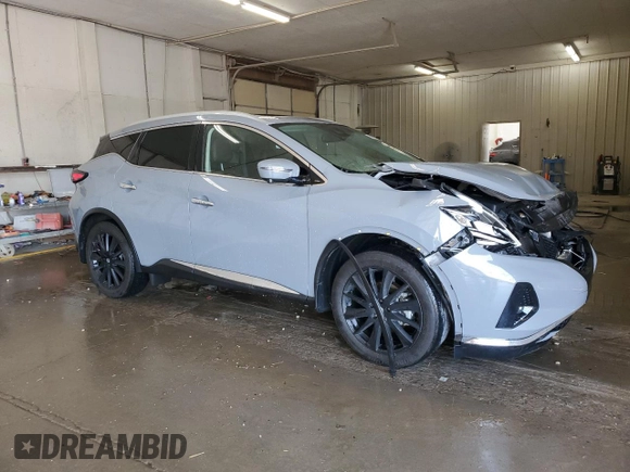 2023 Nissan Murano Platinum with VIN 5N1AZ2DS1PC125224, listed as a Copart auction lot 53678685 with 32,243 mi miles and Salvage Title. Bid and sale history available at carsss.com. Image 4.