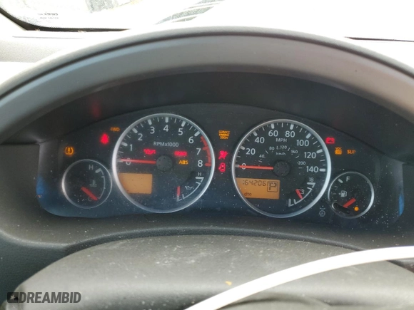 2005 Nissan Pathfinder LE with VIN 5N1AR18W75C723628, listed as a Copart auction lot 81183784 with 164,206 mi miles and Clean Title. Bid and sale history available at carsss.com. Image 9.