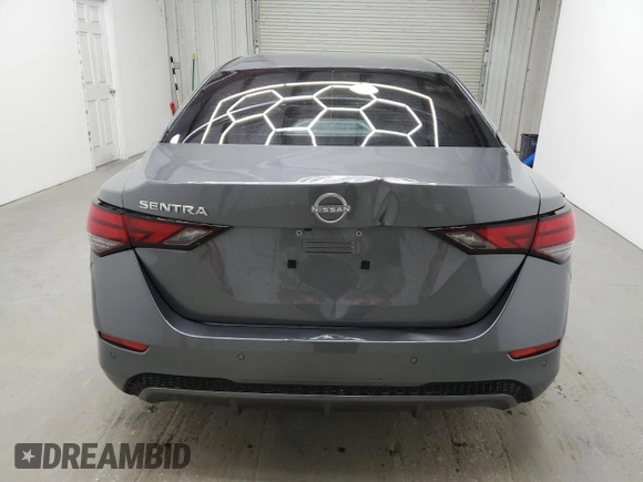 2024 Nissan Sentra S with VIN 3N1AB8BV0RY322519, listed as a Copart auction lot 57966785 with 18,780 mi miles and Clean title. Bid and sale history available at DreamBid. Image 6.