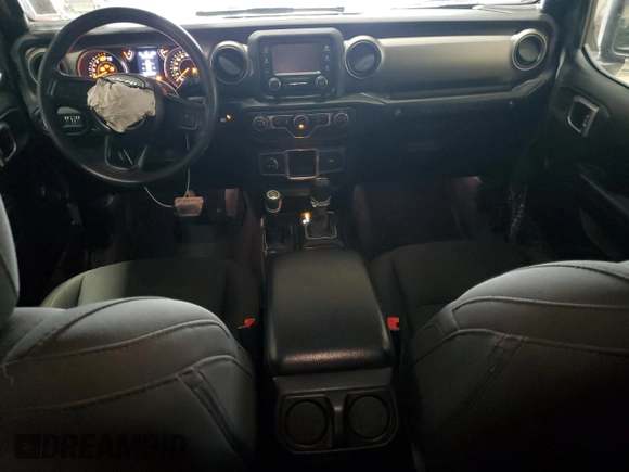 2018 Jeep Wrangler Unlimited Sport with VIN 1C4HJXDN7JW300342, listed as a Copart auction lot 58048065 with 52,791 mi miles and Salvage title. Bid and sale history available at DreamBid. Image 8.