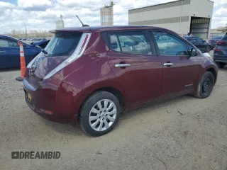 2017 Nissan LEAF S with VIN 1N4BZ0CP9HC301485, listed as a Copart auction lot 52823195 with 0 mi miles and Clean Title. Bid and sale history available at carsss.com. Image 3.