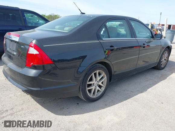 2010 Ford Fusion SEL with VIN 3FAHP0JA9AR421938, listed as a IAAI auction lot 42086265 with 158,388 mi miles. Bid and sale history available at carsss.com. Image 4.