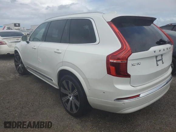 2024 Volvo XC90 Ultimate Bright Theme with VIN YV4H60CF6R1213654, listed as a Copart auction lot 75357064 with Not provided miles and Non repairable. Bid and sale history available at DreamBid. Image 2.