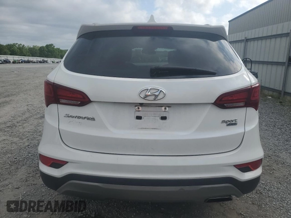 2017 Hyundai Santa Fe 2.4L with VIN 5NMZUDLB7HH001772, listed as a Copart auction lot 54573715 with 94,118 mi miles and Salvage title. Bid and sale history available at DreamBid. Image 6.