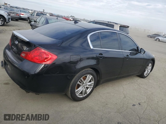 2011 Infiniti G37 Sedan Journey with VIN JN1CV6AP7BM300520, listed as a Copart auction lot 45346425 with 151,140 mi miles and Salvage Title. Bid and sale history available at carsss.com. Image 3.