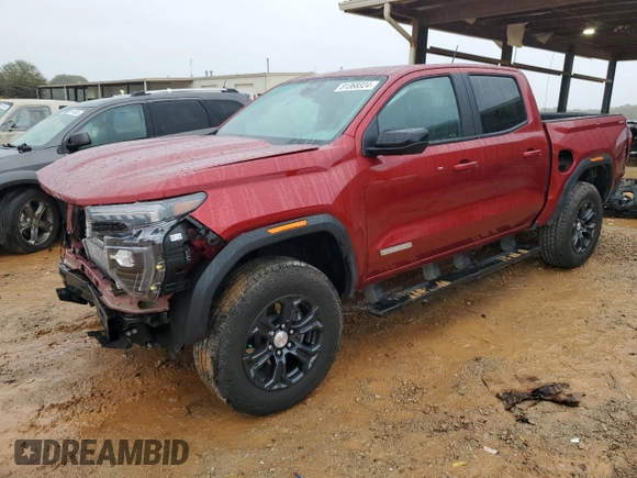2024 GMC Canyon 4WD Elevation with VIN 1GTP6BEK0R1114641, listed as a Copart auction lot 81368324 with 6,605 mi miles and Salvage Title. Bid and sale history available at carsss.com. Image 1.