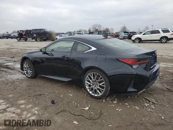2020 Lexus RC 300 with VIN JTHD85EC0L5006042, listed as a Copart auction lot 84069864 with 55,974 mi miles and Non repairable. Bid and sale history available at DreamBid. Image 2.