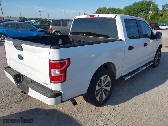 2018 Ford F-150 XL with VIN 1FTEW1CP7JKC91217, listed as a IAAI auction lot 41892472 with 64,443 mi miles. Bid and sale history available at carsss.com. Image 4.