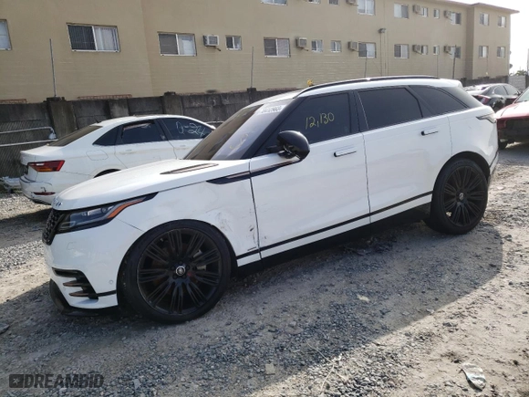 2021 Land Rover Range Rover Velar R-Dynamic S with VIN SALYT2EU8MA299263, listed as a Copart auction lot 70412903 with 12,130 mi miles. Bid and sale history available at carsss.com. Image 1.