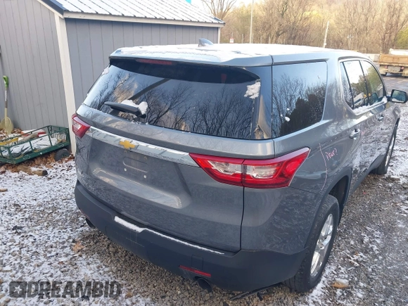 2019 Chevrolet Traverse LS with VIN 1GNEVFKW0KJ232419, listed as a IAAI auction lot 41985366 with 115,401 mi miles. Bid and sale history available at carsss.com. Image 16.