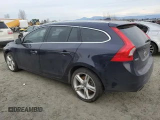 2016 Volvo V60 T5 Premier with VIN YV1612SK4G1309924, listed as a Copart auction lot 43135545 with 95,915 mi miles and Salvage Title. Bid and sale history available at carsss.com. Image 2.