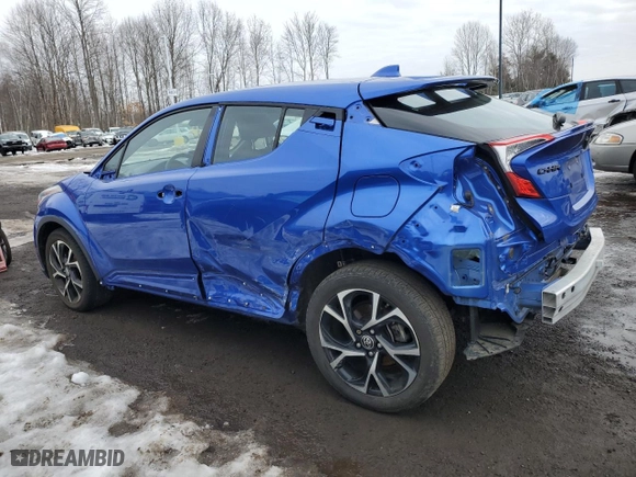 2021 Toyota C-HR LE with VIN NMTKHMBX3MR120833, listed as a Copart auction lot 44778365 with 38,448 mi miles and Salvage Title. Bid and sale history available at carsss.com. Image 2.