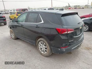 2024 Chevrolet Equinox LT with VIN 3GNAXUEG9RL244296, listed as a IAAI auction lot 42124390 with 36,135 mi miles and . Bid and sale history available at DreamBid. Image 3.