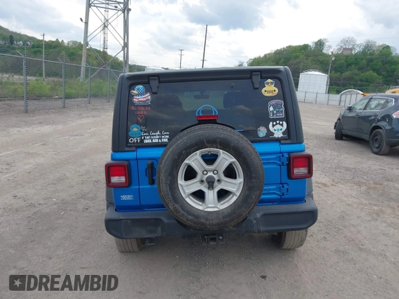 2023 Jeep Wrangler Sport with VIN 1C4HJXDG5PW530309, listed as a IAAI auction lot 42154961 with 29,846 mi miles and . Bid and sale history available at DreamBid. Image 17.