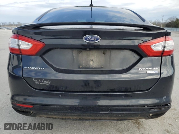 2015 Ford Fusion Titanium with VIN 3FA6P0D94FR308849, listed as a Copart auction lot 50436205 with 214,565 mi miles and Clean Title. Bid and sale history available at carsss.com. Image 6.