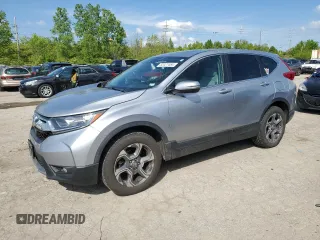 2017 Honda CR-V EX-L with VIN 5J6RW2H84HL015150, listed as a Copart auction lot 52027454 with 121,533 mi miles and Salvage Title. Bid and sale history available at carsss.com. Image 1.