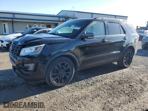 2017 Ford Explorer XLT z VIN 1FM5K8D8XHGB05349, wystawiony jako Copart lot #55951425 z przebiegiem 110 375 mil mil oraz Szkoda całkowita • Salvage title. Historia ofert i sprzedaży dostępna na DreamBid. Obrazek 1.
