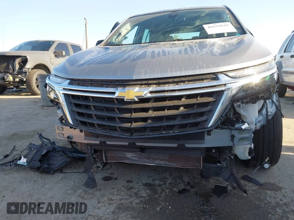 2024 Chevrolet Equinox LS with VIN 3GNAXHEGXRL166151, listed as a IAAI auction lot 40159848 with 8,210 mi miles and . Bid and sale history available at DreamBid. Image 6.