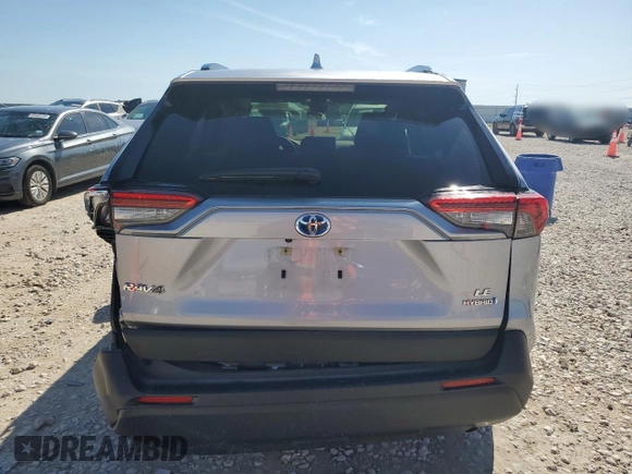 2023 Toyota RAV4 Hybrid LE with VIN JTMLWRFV0PD207803, listed as a Copart auction lot 55694695 with 13,198 mi miles and Salvage title. Bid and sale history available at DreamBid. Image 6.