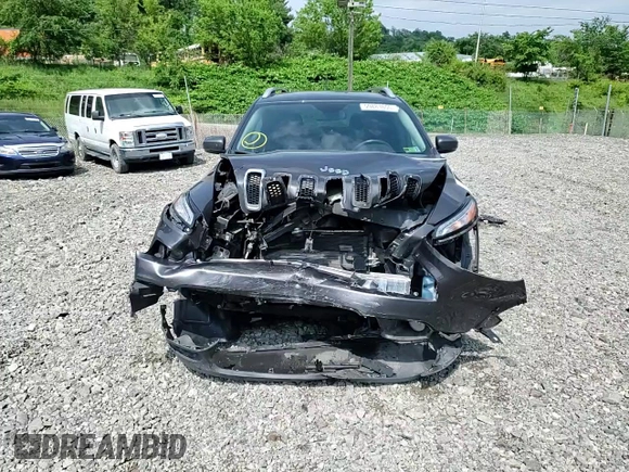 2017 Jeep Cherokee Latitude with VIN 1C4PJMCB2HW609258, listed as a Copart auction lot 59881055 with 69,081 mi miles and Salvage title. Bid and sale history available at DreamBid. Image 14.