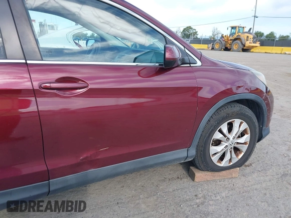 2012 Honda CR-V EX-L with VIN 5J6RM3H78CL014515, listed as a IAAI auction lot 41980437 with 209,421 mi miles. Bid and sale history available at carsss.com. Image 6.