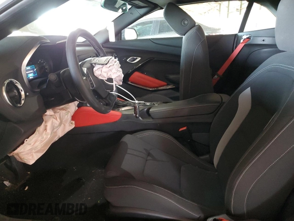 2022 Chevrolet Camaro 1LT with VIN 1G1FB3DS1N0129155, listed as a Copart auction lot 54380425 with 21,079 mi miles and Salvage Title. Bid and sale history available at DreamBid. Image 7.
