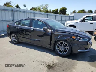 2020 Ford Fusion SEL z VIN 3FA6P0CD5LR193714, wystawiony jako Copart lot #58540245 z przebiegiem 82 831 mil mil oraz Szkoda całkowita • Salvage title. Historia ofert i sprzedaży dostępna na DreamBid. Obrazek 4.