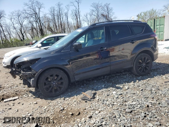 2017 Ford Escape SE with VIN 1FMCU0G95HUF02878, listed as a Copart auction lot 51293845 with 116,443 mi miles and Salvage Title. Bid and sale history available at carsss.com. Image 1.