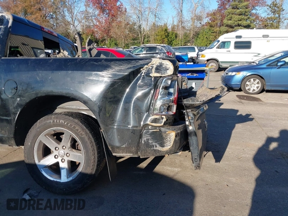 2012 Ram 1500 Sport with VIN 1C6RD7MT7CS341002, listed as a IAAI auction lot 41372780 with 1 mi miles. Bid and sale history available at carsss.com. Image 6.