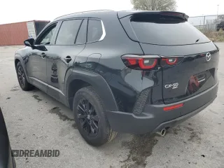 2025 Mazda CX-50 S Select with VIN 7MMVABAM6SN317805, listed as a Copart auction lot 46828215 with 4,855 mi miles and Clean Title. Bid and sale history available at DreamBid. Image 2.