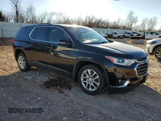 2018 Chevrolet Traverse LT Cloth with VIN 1GNERGKW5JJ232747, listed as a Copart auction lot 89319185 with 123,644 mi miles and Salvage title. Bid and sale history available at DreamBid. Image 4.