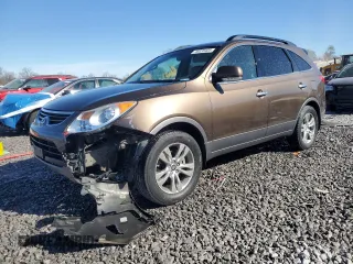 2012 Hyundai Veracruz Limited with VIN KM8NU4CC3CU193437, listed as a Copart auction lot 46038405 with 76,651 mi miles and Salvage Title. Bid and sale history available at DreamBid. Image 1.