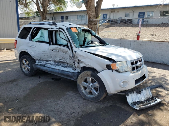 2010 Ford Escape Limited with VIN 1FMCU9EG5AKD32965, listed as a Copart auction lot 59765695 with Not provided miles and Salvage title. Bid and sale history available at DreamBid. Image 4.