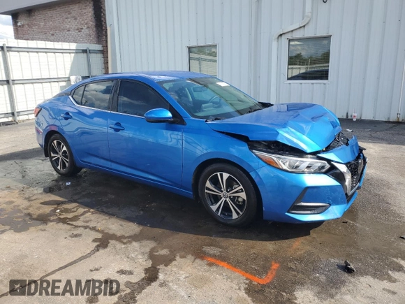 2020 Nissan Sentra SV with VIN 3N1AB8CV3LY290803, listed as a Copart auction lot 51131655 with 39,764 mi miles and Salvage Title. Bid and sale history available at DreamBid. Image 4.