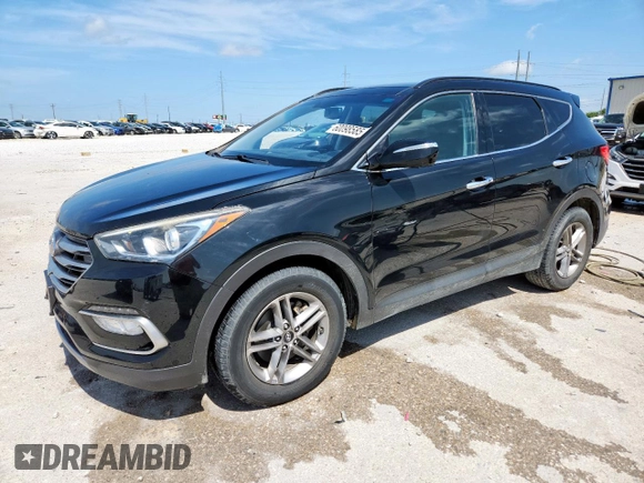 2018 Hyundai Santa Fe 2.4L с VIN 5XYZU3LB9JG535186, выставлен на аукционе Copart как лот 60098585 с пробегом 105 128 миль миль и Списание • Salvage title. История ставок и продаж доступна на DreamBid. Изображение 1.