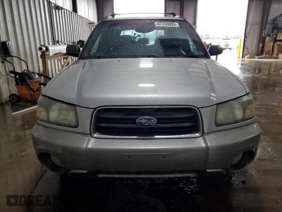2003 Subaru Forester XS with VIN JF1SG65683H767899, listed as a Copart auction lot 47743095 with 190,443 mi miles and Salvage Title. Bid and sale history available at carsss.com. Image 5.