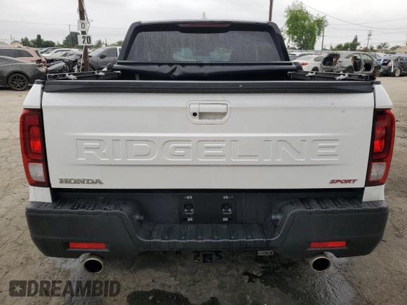2024 Honda Ridgeline Sport с VIN 5FPYK3F1XRB008840, выставлен на аукционе Copart как лот 58843185 с пробегом 23 266 миль миль и Списание • Salvage title. История ставок и продаж доступна на DreamBid. Изображение 6.