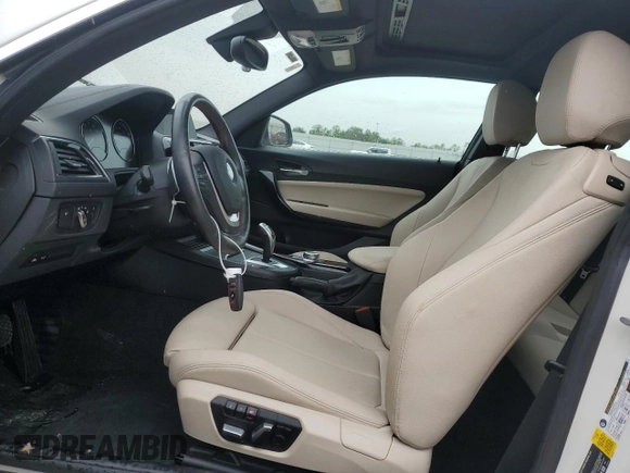 2021 BMW 2 Series 230i with VIN WBA2J1C05M7J36402, listed as a Copart auction lot 64572524 with 25,217 mi miles and Non Repairable. Bid and sale history available at carsss.com. Image 7.