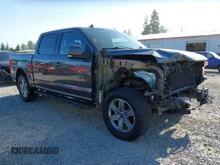 2018 Ford F-150 XL with VIN 1FTEW1E55JFC57989, listed as a IAAI auction lot 42395654 with 55,505 mi miles and . Bid and sale history available at DreamBid. Image 1.