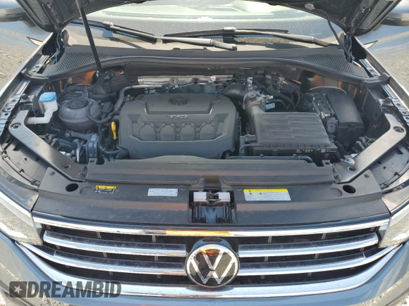 2023 Volkswagen Tiguan S с VIN 3VVRB7AX2PM076124, выставлен на аукционе Copart как лот 56963645 с пробегом 20 420 миль миль и Списание • Salvage title. История ставок и продаж доступна на DreamBid. Изображение 12.
