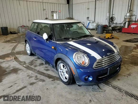 2013 MINI Hardtop with VIN WMWSU3C53DT681665, listed as a Copart auction lot 60752355 with 104,874 mi miles and Salvage title. Bid and sale history available at DreamBid. Image 13.