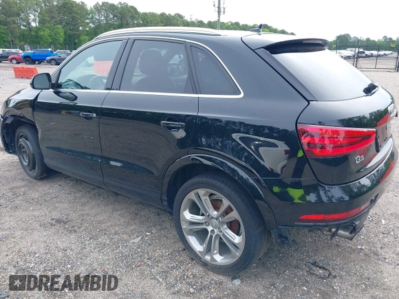 2015 Audi Q3 Prestige with VIN WA1GFCFSXFR012761, listed as a IAAI auction lot 42181745 with 148,133 mi miles and . Bid and sale history available at DreamBid. Image 3.