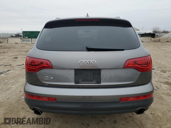 2013 Audi Q7 3.0T Premium Plus with VIN WA1LGAFE0DD011574, listed as a Copart auction lot 43081025 with 106,575 mi miles and Salvage Title. Bid and sale history available at carsss.com. Image 6.