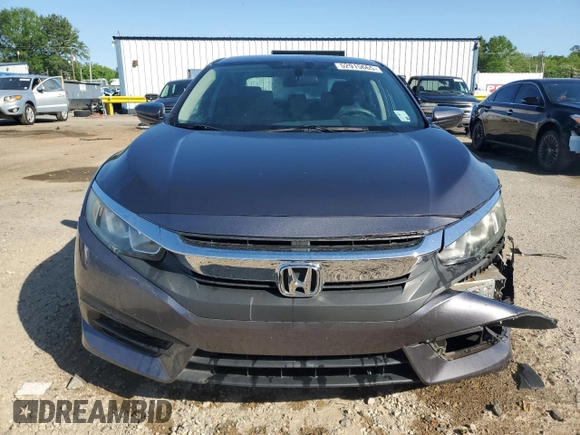 2016 Honda Civic LX with VIN 19XFC2F59GE000676, listed as a Copart auction lot 52915665 with 52,891 mi miles and Salvage Title. Bid and sale history available at carsss.com. Image 5.