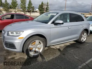 2018 Audi Q5 Premium Plus with VIN WA1BNAFY1J2107507, listed as a Copart auction lot 48763155 with 52,488 mi miles and Salvage Title. Bid and sale history available at carsss.com. Image 1.