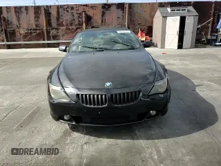 2005 BMW 6 Series 645Ci with VIN WBAEK73455B328546, listed as a Copart auction lot 54696625 with 121,804 mi miles and Salvage Title. Bid and sale history available at carsss.com. Image 13.