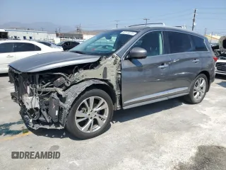 2015 Infiniti QX60 with VIN 5N1AL0MM7FC526671, listed as a Copart auction lot 62373275 with 135,942 mi miles and Salvage title. Bid and sale history available at DreamBid. Image 1.