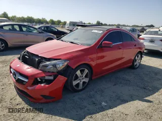 2015 Mercedes-Benz CLA 250 with VIN WDDSJ4GBXFN215889, listed as a Copart auction lot 61171555 with 80,964 mi miles and Salvage title. Bid and sale history available at DreamBid. Image 1.