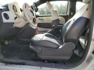 2017 FIAT 500e with VIN 3C3CFFGE7HT633047, listed as a Copart auction lot 87246084 with 38,963 mi miles and Salvage Title. Bid and sale history available at carsss.com. Image 7.